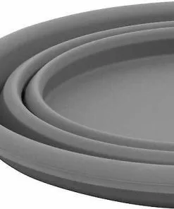 Frisco Silicone Collapsible Travel Bowl with Carabiner, Gray, 1.5 Cups + Pet Toy & Bowl Cleaning Wipes -Dog Cat Corner 303616 PT3. SY630 V1623039444