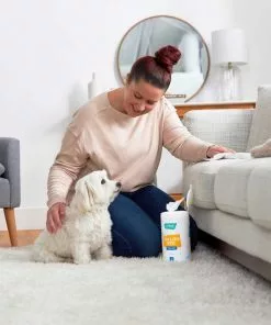 Frisco||Pet Odor Exterminator Frisco Stain & Odor Remover Wipes, 70 count + Pet Odor Exterminator Lavender & Chamomile Deodorizing Candle -Dog Cat Corner 303620 PT3. SY630 V1623081164