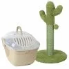 Frisco Top Loading Kennel + Cactus Cat Scratching Post, 22-in 2 Frisco Top Loading Kennel + Cactus Cat Scratching Post, 22-in -Dog Cat Corner 303648 MAIN. SY630 V1623080856