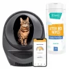 Litter-Robot||Frisco Litter-Robot WiFi Enabled Automatic Self-Cleaning Cat Litter Box, Grey + Frisco Litter Box Cleaning Wipes -Dog Cat Corner 303694 MAIN. SY630 V1623038254