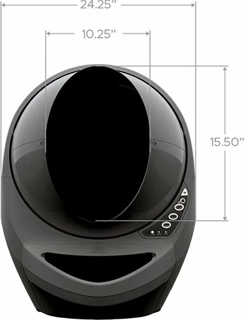 Litter-Robot||Frisco Litter-Robot WiFi Enabled Automatic Self-Cleaning Cat Litter Box, Grey + Frisco Litter Box Cleaning Wipes 5 Litter-Robot||Frisco Litter-Robot WiFi Enabled Automatic Self-Cleaning Cat Litter Box, Grey + Frisco Litter Box Cleaning Wipes - Image 3