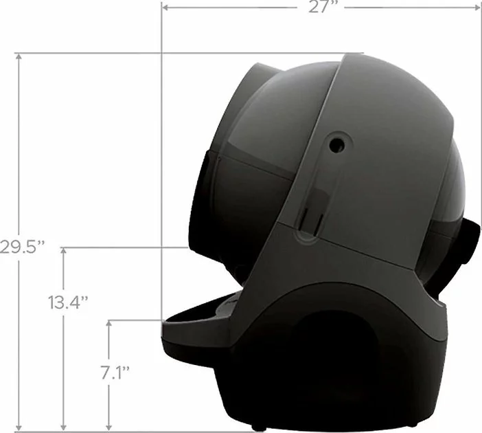 Litter-Robot||Frisco Litter-Robot WiFi Enabled Automatic Self-Cleaning Cat Litter Box, Grey + Frisco Litter Box Cleaning Wipes 6 Litter-Robot||Frisco Litter-Robot WiFi Enabled Automatic Self-Cleaning Cat Litter Box, Grey + Frisco Litter Box Cleaning Wipes - Image 4