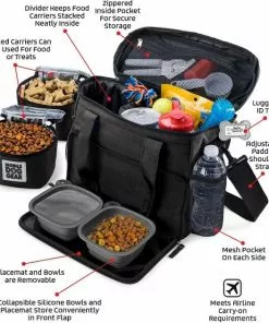 Mobile Dog Gear||Frisco Mobile Dog Gear Week Away Tote Travel Bag, Black, Medium/Large + Frisco Hypoallergenic Grooming Wipes with Aloe for Dogs & Cats, Unscented, 50 count 13 Mobile Dog Gear||Frisco Mobile Dog Gear Week Away Tote Travel Bag, Black, Medium/Large + Frisco Hypoallergenic Grooming Wipes with Aloe for Dogs & Cats, Unscented, 50 count -Dog Cat Corner 303696 PT2. SY630 V1623068247