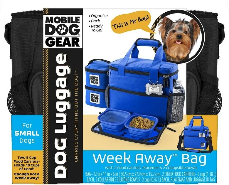 Mobile Dog Gear||Frisco Mobile Dog Gear Week Away Tote Travel Bag, Black, Medium/Large + Frisco Hypoallergenic Grooming Wipes with Aloe for Dogs & Cats, Unscented, 50 count 7 Mobile Dog Gear||Frisco Mobile Dog Gear Week Away Tote Travel Bag, Black, Medium/Large + Frisco Hypoallergenic Grooming Wipes with Aloe for Dogs & Cats, Unscented, 50 count - Image 5
