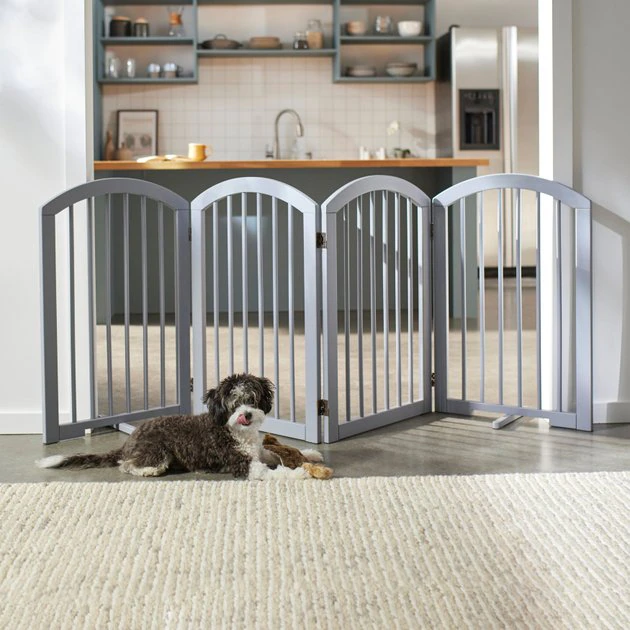 Frisco Arch Small Wood Dog Gate 3 Frisco Arch Small Wood Dog Gate