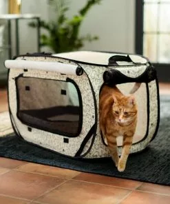 Frisco Collapsible Cat Cage, Litter Box, & Mat -Dog Cat Corner 306999 PT6. SY630 V1634830497