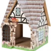 Frisco Tudor House Cardboard Cat House -Dog Cat Corner 308815 MAIN. SY630 V1642086507