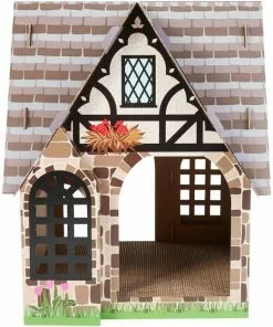 Frisco Tudor House Cardboard Cat House 8 Frisco Tudor House Cardboard Cat House -Dog Cat Corner 308815 PT2. SY630 V1642088440