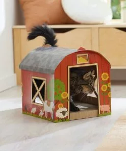 Frisco Barn Cardboard Cat House -Dog Cat Corner 308825 PT3. SY630 V1642099018