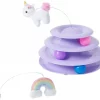 Frisco Unicorn & Rainbow Cat Tracks Cat Toy with Catnip