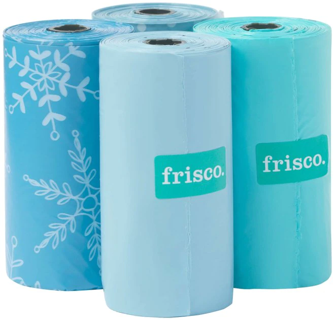 Frisco Solid & Printed Blue Assorted Poop Bags 3 Frisco Solid & Printed Blue Assorted Poop Bags
