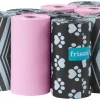 Frisco Pink, Black & Gray Assorted Solid & Printed Poop Bags, 270 Count