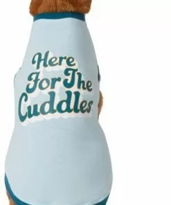 Frisco Here For The Cuddles Dog & Cat T-Shirt -Dog Cat Corner 312024 PT2. SY630 V1644476489