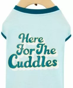 Frisco Here For The Cuddles Dog & Cat T-Shirt -Dog Cat Corner 312024 PT3. SY630 V1644478295