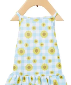 Frisco Sunflower Gingham Dog & Cat Dress -Dog Cat Corner 312120 PT3. SY630 V1644424451
