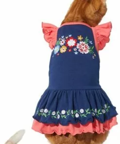 Frisco Embroidered Floral Dog & Cat Dress 10 Frisco Embroidered Floral Dog & Cat Dress -Dog Cat Corner 312128 PT2. SY630 V1644424412