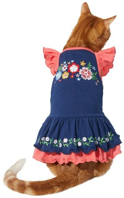 Frisco Embroidered Floral Dog & Cat Dress 5 Frisco Embroidered Floral Dog & Cat Dress - Image 3