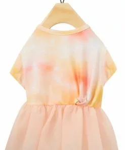 Frisco Tie Dye Pink Tutu Dog & Cat Dress -Dog Cat Corner 312152 PT3. SY630 V1644531495