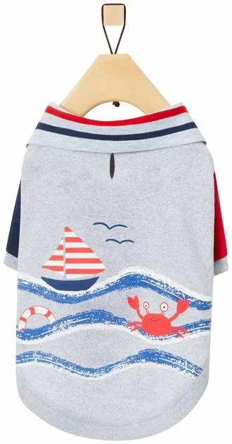 Frisco Nautical Polo Dog & Cat Shirt 6 Frisco Nautical Polo Dog & Cat Shirt - Image 4