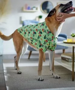 Frisco Hawaiian Floral Camp Dog & Cat Shirt -Dog Cat Corner 312168 PT8. SY630 V1644524650