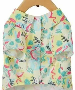 Frisco Flamingo Camp Dog & Cat Shirt -Dog Cat Corner 312176 PT4. SY630 V1644526122