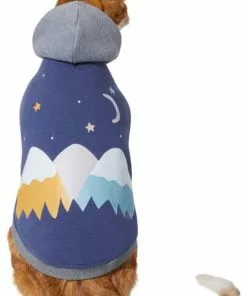 Frisco Starry Night Dog & Cat Hoodie -Dog Cat Corner 312216 PT2. SY630 V1644884516