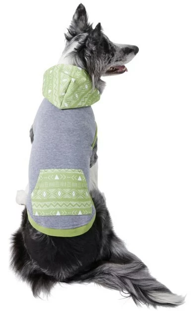 Frisco Green Southwest Dog & Cat Hoodie 3 Frisco Green Southwest Dog & Cat Hoodie