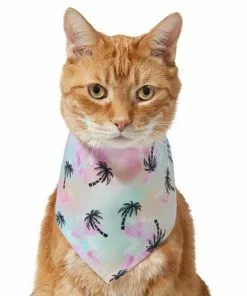 Frisco Palm Tree Dog & Cat Bandana -Dog Cat Corner 312291 PT2. SY630 V1644885754