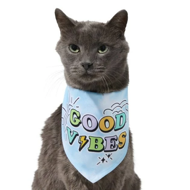 Frisco Good Vibes Dog & Cat Bandana 5 Frisco Good Vibes Dog & Cat Bandana - Image 3