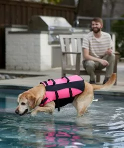 Frisco Ripstop Dog Life Jacket, Pink 17 Frisco Ripstop Dog Life Jacket, Pink -Dog Cat Corner 312379 PT8. SY630 V1649276826