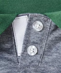 Frisco Green Striped Polo Dog & Cat Shirt -Dog Cat Corner 315091 PT7. SY630 V1646442241