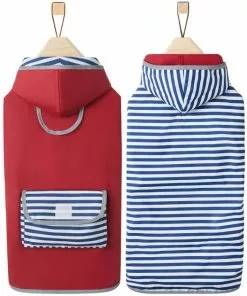 Frisco Red Reversible Packable Dog Raincoat 13 Frisco Red Reversible Packable Dog Raincoat -Dog Cat Corner 315108 PT4. SY630 V1646434305