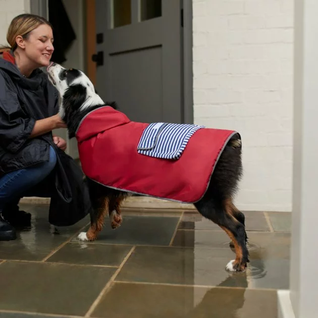 Frisco Red Reversible Packable Dog Raincoat 10 Frisco Red Reversible Packable Dog Raincoat - Image 8