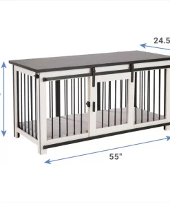 Frisco "Rockford" Dog Crate Credenza & Mat -Dog Cat Corner 315186 PT3. SY630 V1634217899
