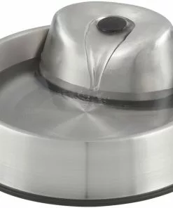 Frisco Stainless Steel Round Dog & Cat Fountain, 1 Gallon -Dog Cat Corner 316358 PT2. SY630 V1637608964
