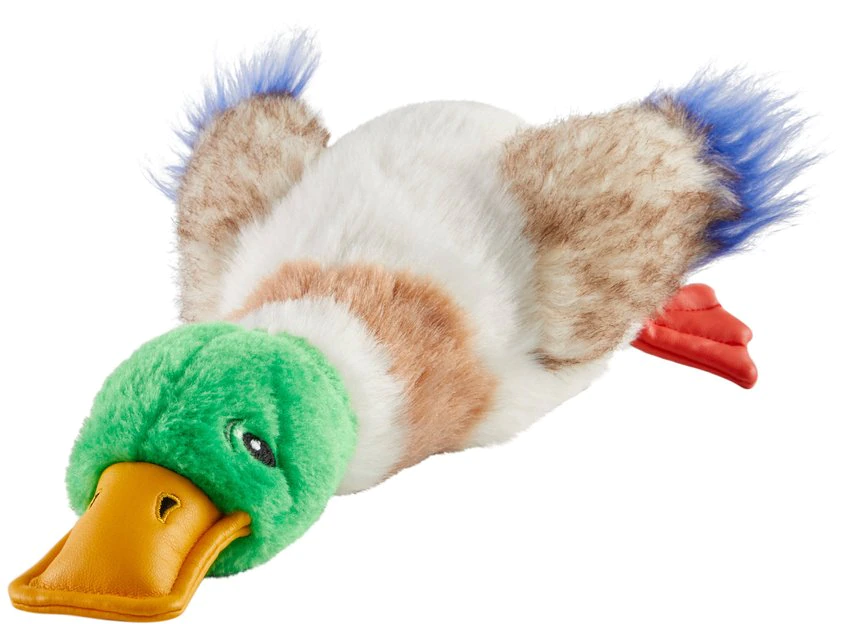 Frisco Fur Really Real Mallard Plush Squeaky Dog Toy 3 Frisco Fur Really Real Mallard Plush Squeaky Dog Toy