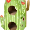 Frisco Cactus Cardboard Cat House, 2-Story -Dog Cat Corner 317725 MAIN. SY630 V1642086427