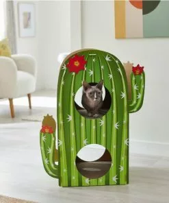 Frisco Cactus Cardboard Cat House, 2-Story 9 Frisco Cactus Cardboard Cat House, 2-Story -Dog Cat Corner 317725 PT3. SY630 V1642099098