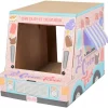 Frisco Ice Cream Truck Cardboard Cat House, 2-Story -Dog Cat Corner 317729 MAIN. SY630 V1642086245