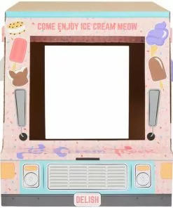 Frisco Ice Cream Truck Cardboard Cat House, 2-Story -Dog Cat Corner 317729 PT2. SY630 V1642088379