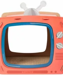 Frisco TV Set Cardboard Cat House -Dog Cat Corner 317731 PT2. SY630 V1642088474