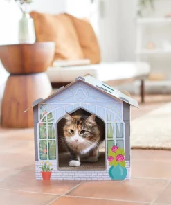 Frisco Greenhouse Cardboard Cat House -Dog Cat Corner 317737 PT3. SY630 V1642099300