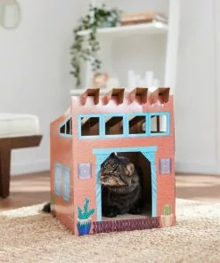 Frisco Southwestern House Cardboard Cat House -Dog Cat Corner 317739 PT3. SY630 V1642099125