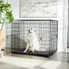Frisco XX-Large Heavy Duty Enhanced Lock Double Door Wire Dog Crate, Fold & Carry Wire Dog Crate & Mat Kit, 54" -Dog Cat Corner 318116 MAIN. SY630 V1634591638