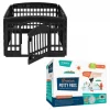 Frisco 4-Panel Plastic Exercise Playpen, Black + Dog Training & Potty Pads, 22 x 23-in, 150 count, Unscented 1 Frisco 4-Panel Plastic Exercise Playpen, Black + Dog Training & Potty Pads, 22 x 23-in, 150 count, Unscented -Dog Cat Corner 318956 MAIN. SY630 V1630364515