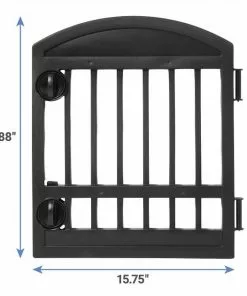 Frisco 4-Panel Plastic Exercise Playpen, Black + Dog Training & Potty Pads, 22 x 23-in, 150 count, Unscented -Dog Cat Corner 318956 PT3. SY630 V1630360924