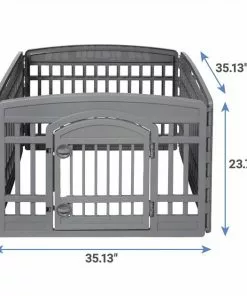 Frisco 4-Panel Plastic Exercise Playpen, Gray + Dog Training & Potty Pads, 22 x 23-in, 150 count, Unscented 13 Frisco 4-Panel Plastic Exercise Playpen, Gray + Dog Training & Potty Pads, 22 x 23-in, 150 count, Unscented -Dog Cat Corner 318958 PT2. SY630 V1630363890