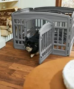 Frisco 4-Panel Plastic Exercise Playpen, Gray + Dog Training & Potty Pads, 22 x 23-in, 150 count, Unscented 15 Frisco 4-Panel Plastic Exercise Playpen, Gray + Dog Training & Potty Pads, 22 x 23-in, 150 count, Unscented -Dog Cat Corner 318958 PT4. SY630 V1630365068