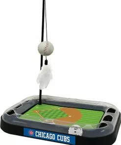 Frisco||Pets First Frisco Baseball Bear Plush and Crinkle Kicker Toy + Pets First Chicago Cubs Baseball Cat Scratcher Toy with Catnip -Dog Cat Corner 318986 PT4. SY630 V1630364202