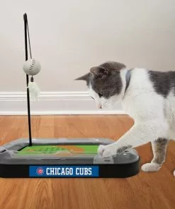 Frisco||Pets First Frisco Baseball Bear Plush and Crinkle Kicker Toy + Pets First Chicago Cubs Baseball Cat Scratcher Toy with Catnip -Dog Cat Corner 318986 PT5. SY630 V1630367217